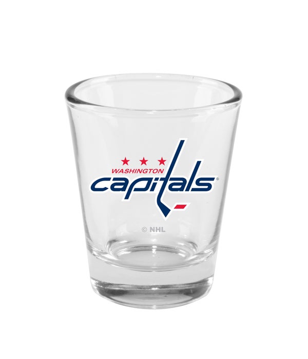 WASHINGTON CAPITALS CLEAR SHOT GLASS