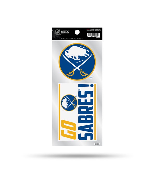 BUFFALO SABRES DOUBLE UP DECAL