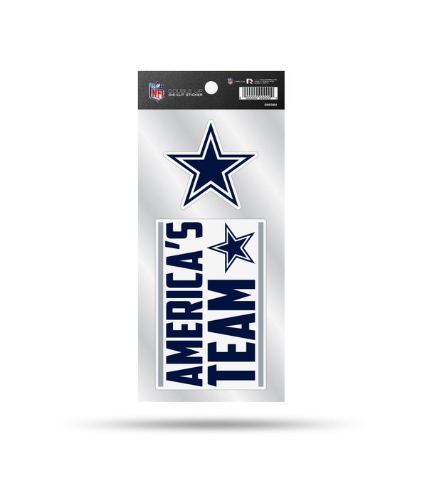 DALLAS COWBOYS DOUBLE UP DECAL
