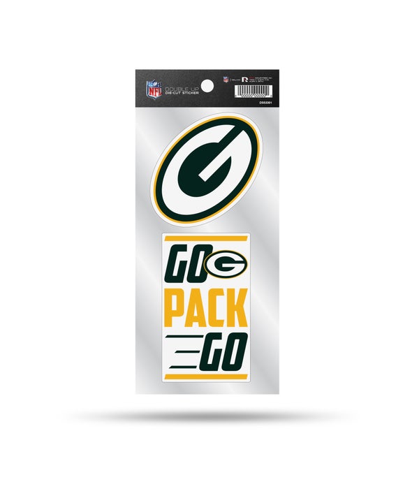 GREEN BAY PACKERS DOUBLE UP DECAL