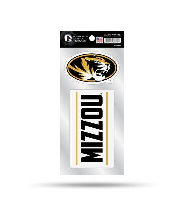 MISSOURI TIGERS DOUBLE UP DECAL