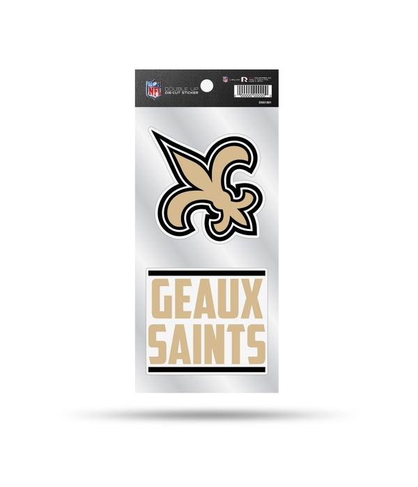 NEW ORLEANS SAINTS DOUBLE UP DECAL