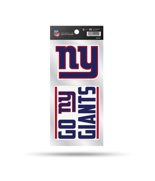 NEW YORK GIANTS DOUBLE UP DECAL