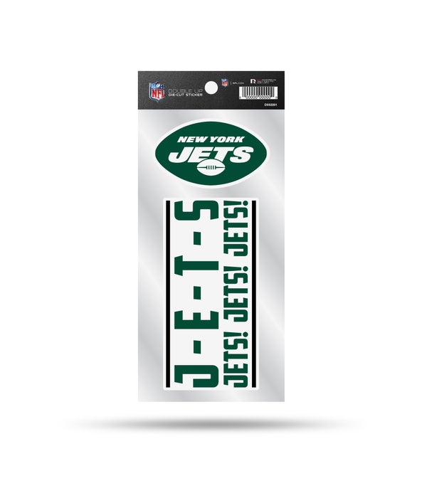 NEW YORK JETS DOUBLE UP DECAL