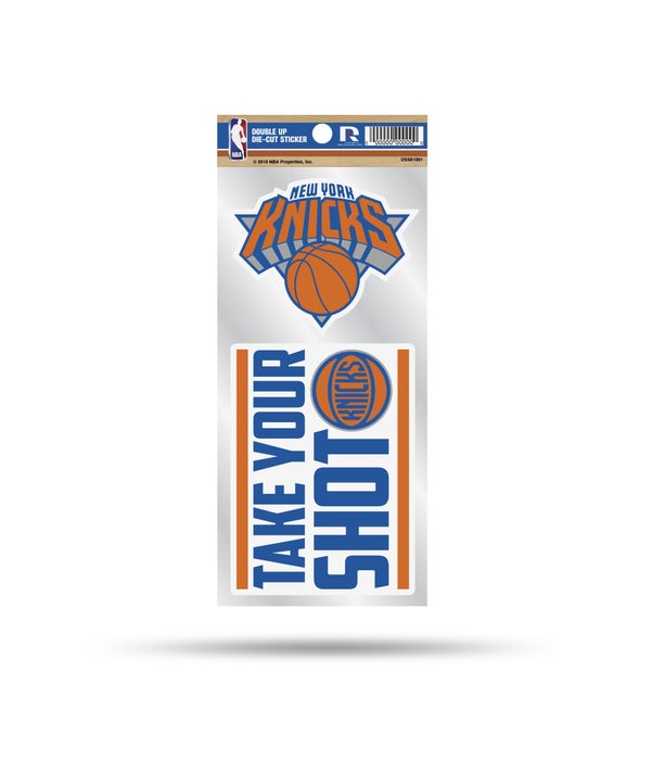 NEW YORK KNICKS DOUBLE UP DECAL