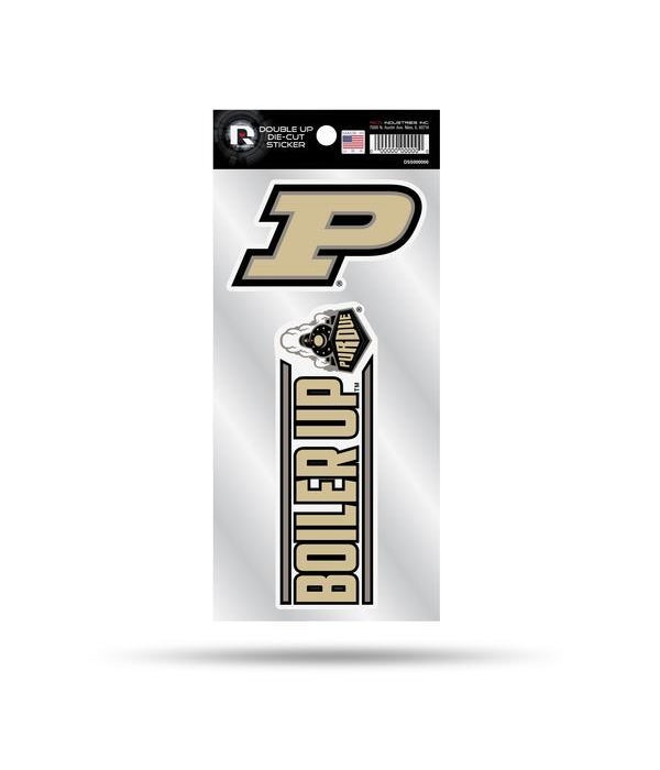PURDUE BOILERMAKERS DOUBLE UP DECAL
