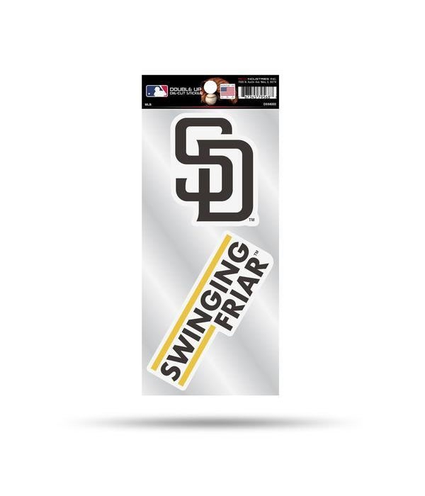 SAN DIEGO PADRES DOUBLE UP DECAL
