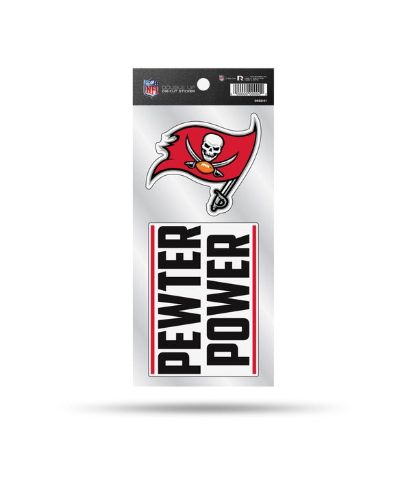TAMPA BAY BUCCANEERS DOUBLE UP DECAL