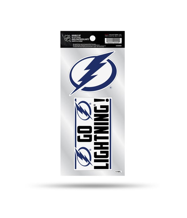 TAMPA BAY LIGHTNING DOUBLE UP DECAL