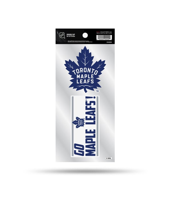 TORONTO MAPLE LEAFS DOUBLE UP DECAL