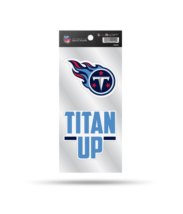 TENNESSEE TITANS DOUBLE UP DECAL