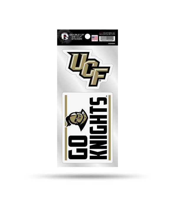 UNIVERSITY OF CENTRAL FLORIDA KNIGHTS DOUBLE UP DECAL