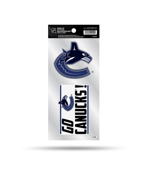 VANCOUVER CANUCKS DOUBLE UP DECAL