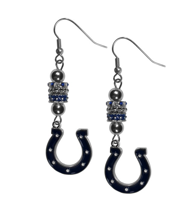 INDIANAPOLIS COLTS EURO BEADED EARRING