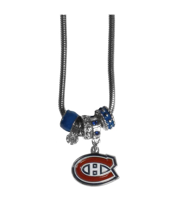 MONTREAL CANADIENS EURO BEADED NECKLACE