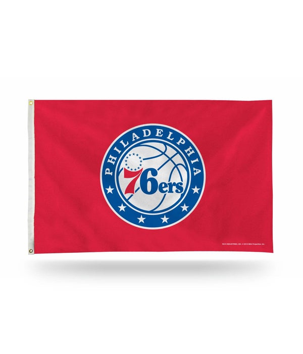 PHILADELPHIA 76ERS 3X5 FLAG
