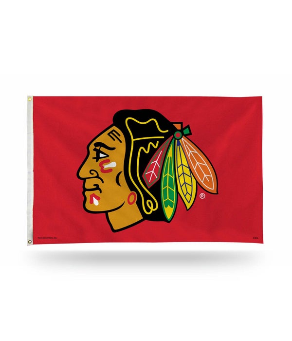 CHICAGO BLACKHAWKS 3X5 FLAG