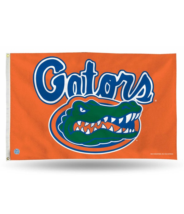 FLORIDA GATORS ORANGE 3X5 FLAG
