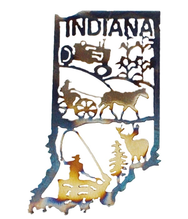 Indiana Map Garden (Mini) Art