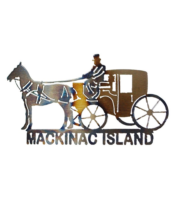 Mackinac Island Horse & Buggy Garden (Mini) Art