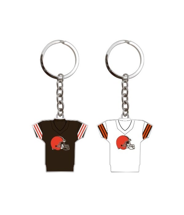 HOME/AWAY KEY CHAIN - CLEV BROWNS