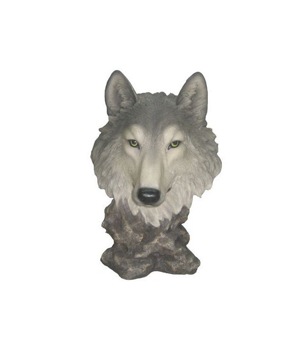 H16.5" Wolf Bust 1PC
