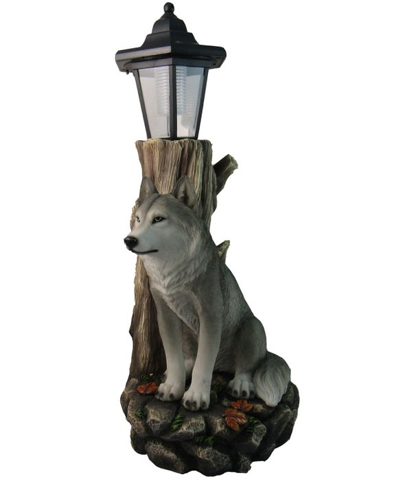 17" Wolf Lantern  1PC