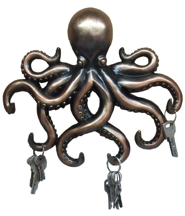 11" Octopus Key Holder 8PC