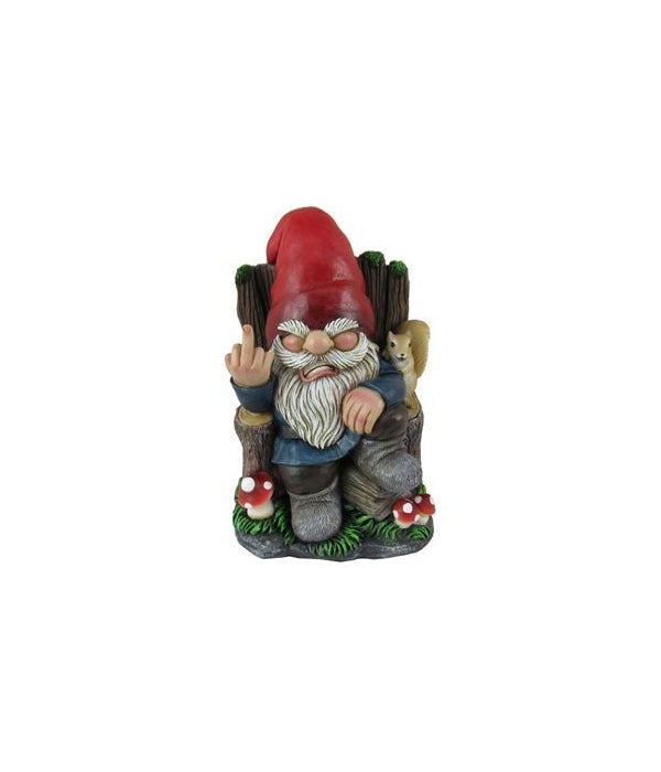 Gnome on a Throne 5.85"T