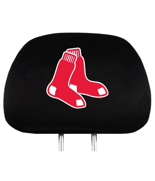 HEAD REST COVER - BOS RED SOX