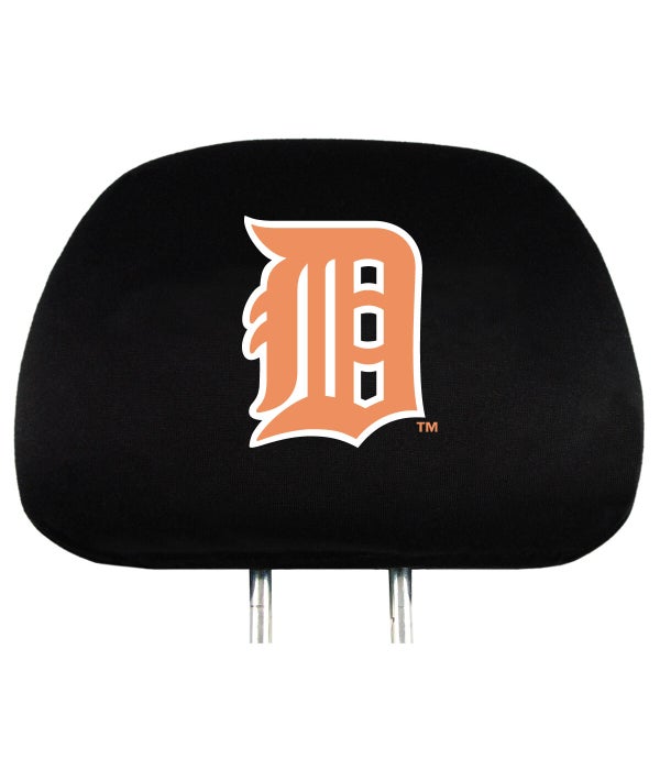 HEAD REST COVER - DET TIGERS