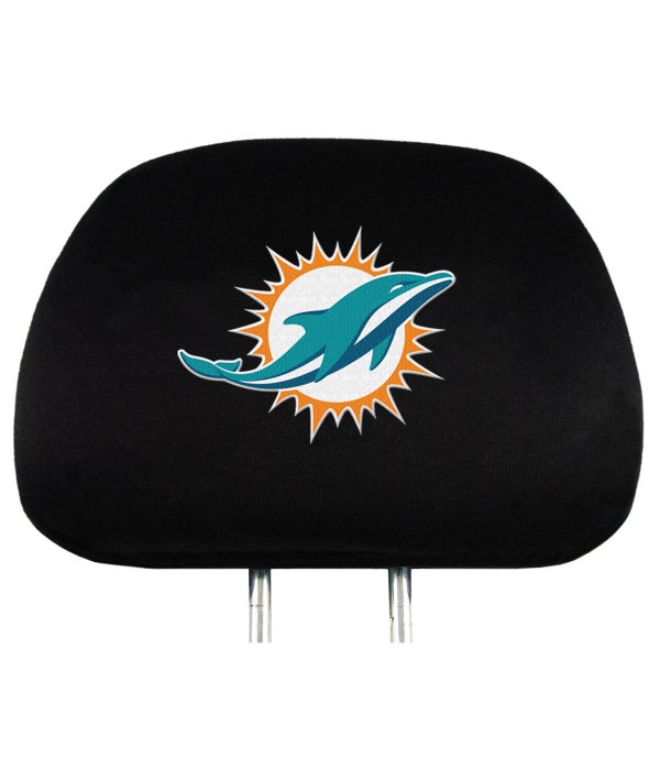HEAD REST COVER - MIA DOLPHINS