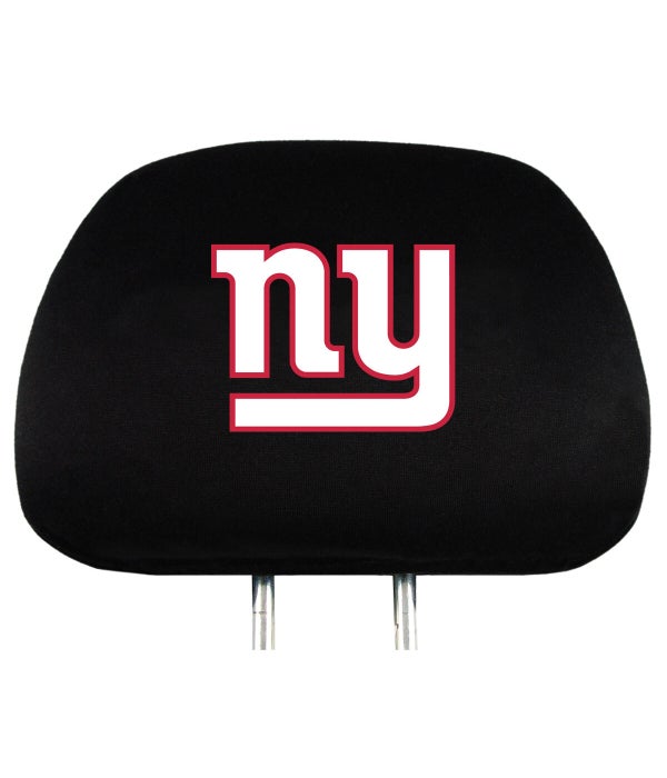 HEAD REST COVER - NY GIANTS