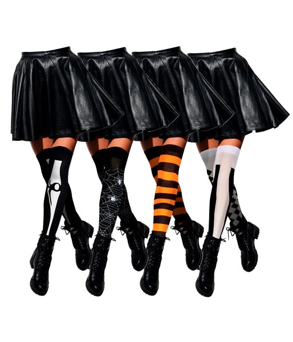 Two Left Feet Wicked Cool Thigh Highs 24PC UNIT