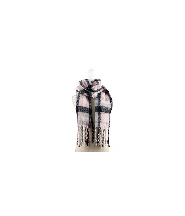 Pink Oversized Scarf 3PC