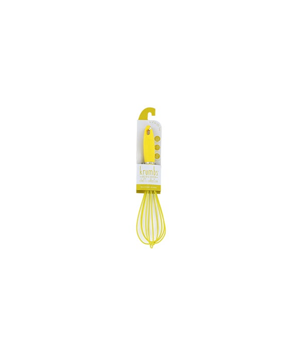 Yellow Silicone Wisk 6PC