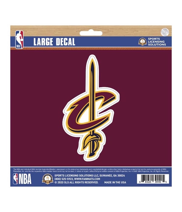 CLEVELAND CAVALIERS LARGE DECAL