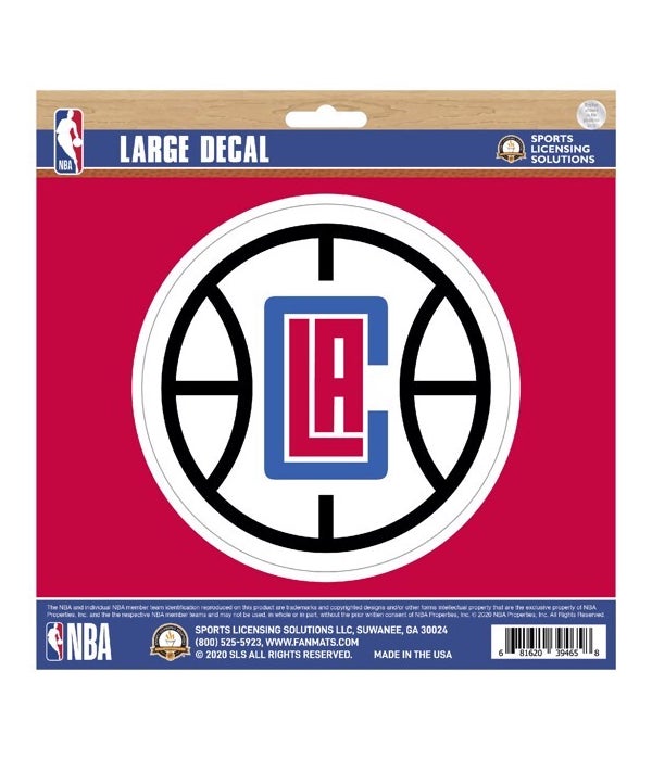LOS ANGELES CLIPPERS LARGE DECAL