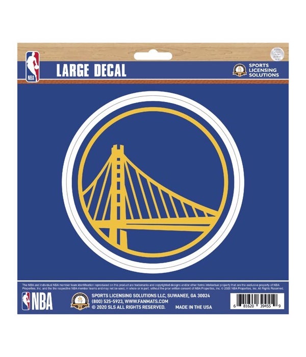 GOLDEN STATE WARRIORS LARGE DECAL