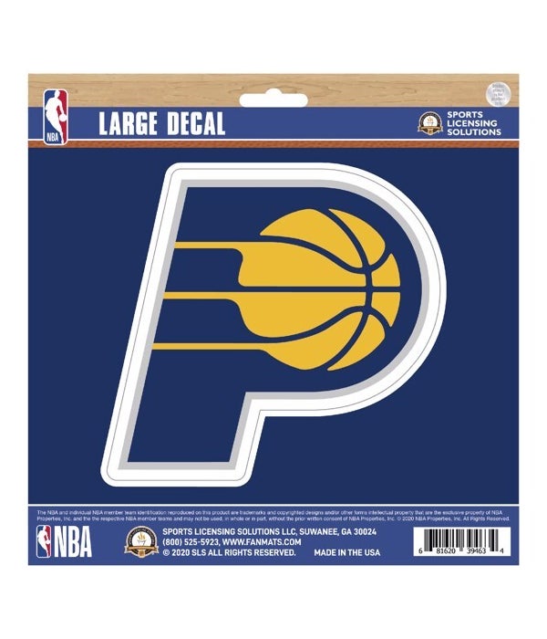 INDIANA PACERS LARGE DECAL