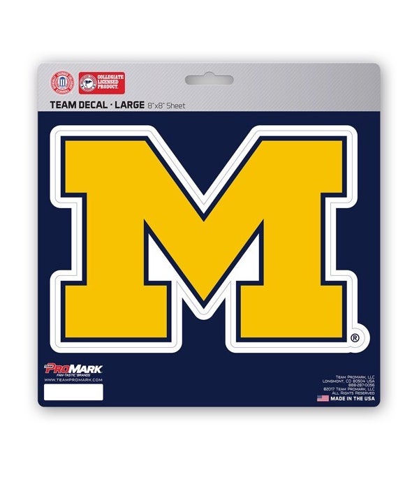 MICHIGAN WOLVERINES LARGE DECAL