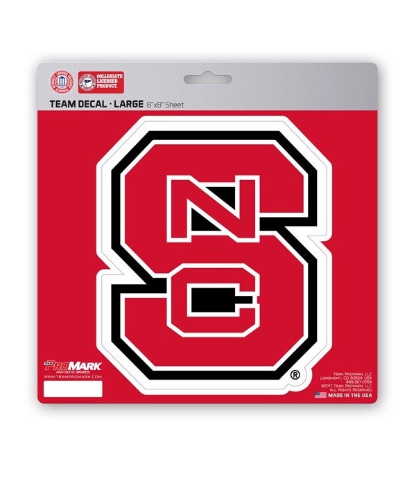 NORTH CAROLINA STATE WOLFPACK LARGE DECAL