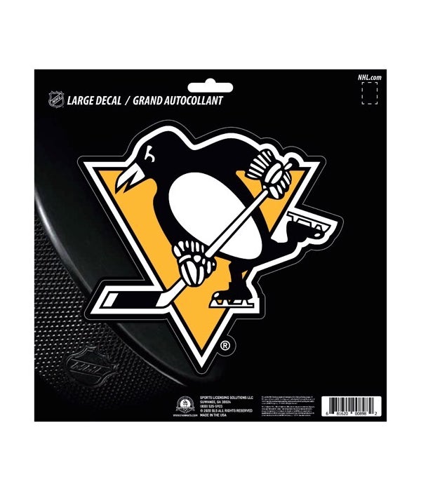 PITTSBURGH PENGUINS LARGE DECAL