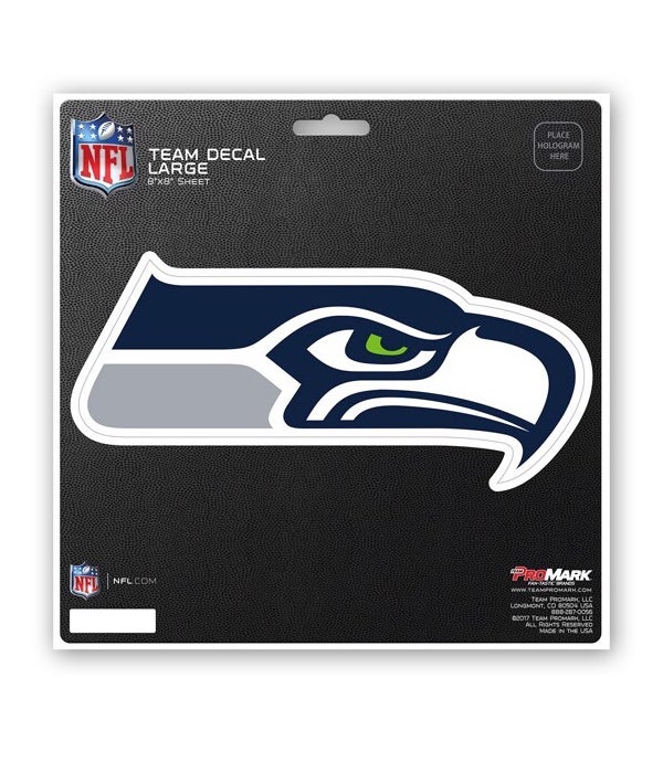 SEATTLE SEAHAWKS LARGE DECAL