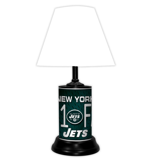 NY JETS LAMP-WT