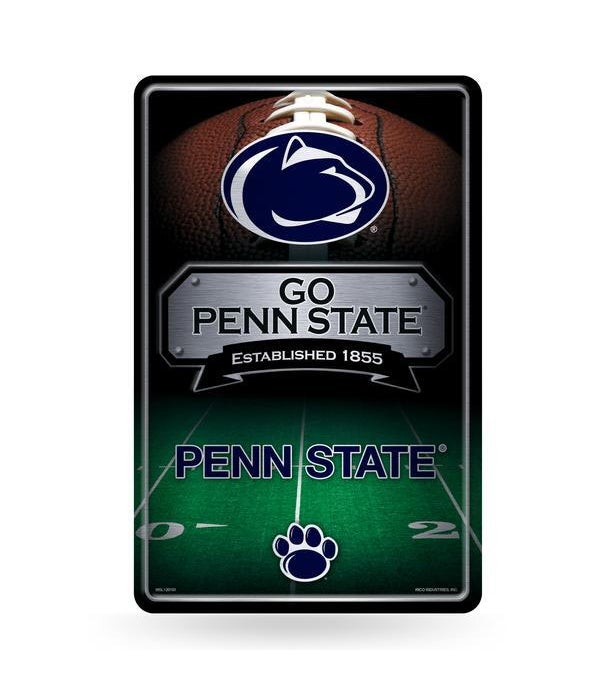 PENN STATE NITTANY LIONS LARGE METAL SIGN