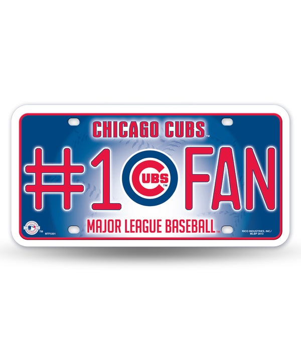 CHIC CUBS LICENSE PLATE