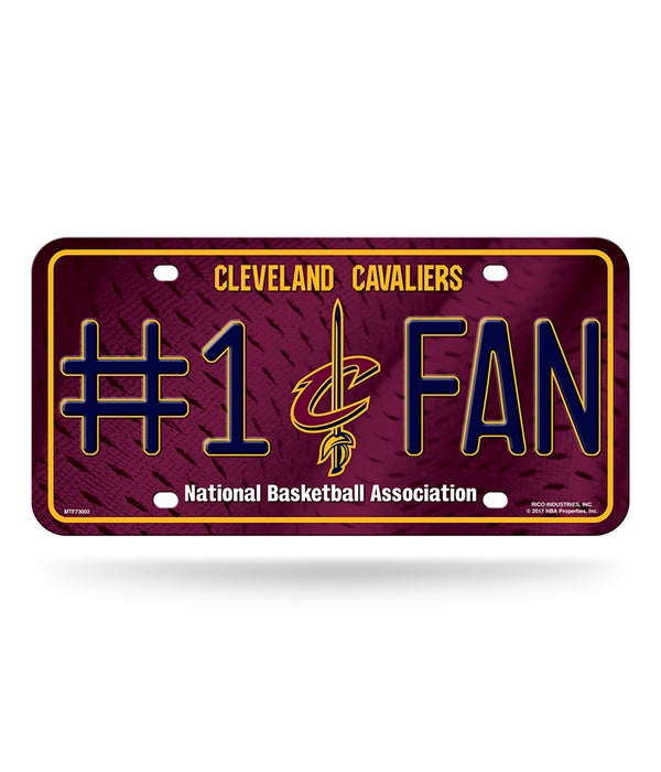 CLEVLAND CAVALIERS LICENSE PLATE