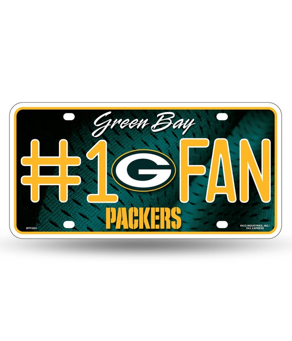 GB PACKERS LICENSE PLATE