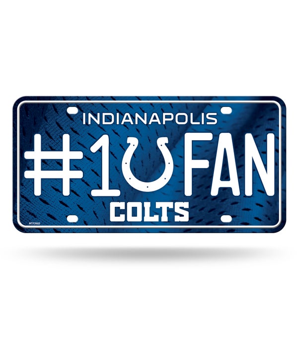 IND COLTS LICENSE PLATE